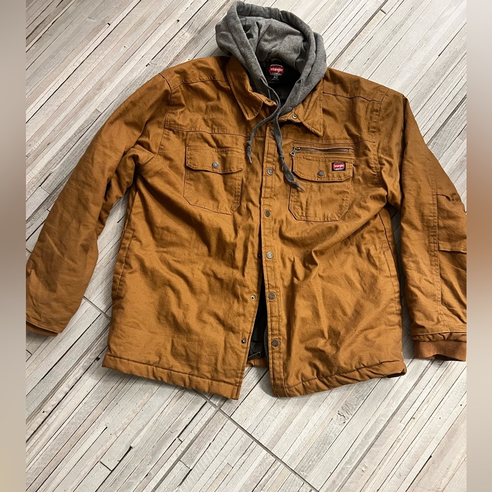 Wrangler Workwear Mens Shacket Shirt Jacket Size XL
